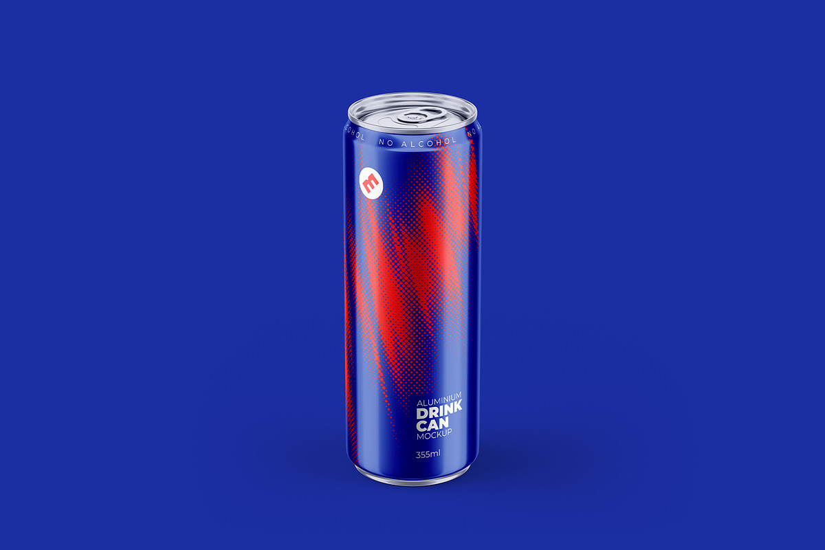 Sleek 355ml Aluminium Can Mockup, a Packaging Mockup by easymock (Photo 7 of 12)