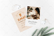 5x7 Christmas Card Mockup, P05, a Product Mockup by FOXIMIDesign (Thumbnail 3 of 5)