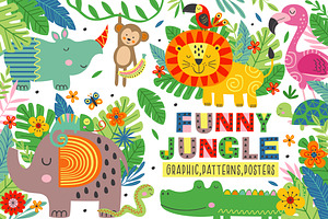 Funny Jungle Animals Collection