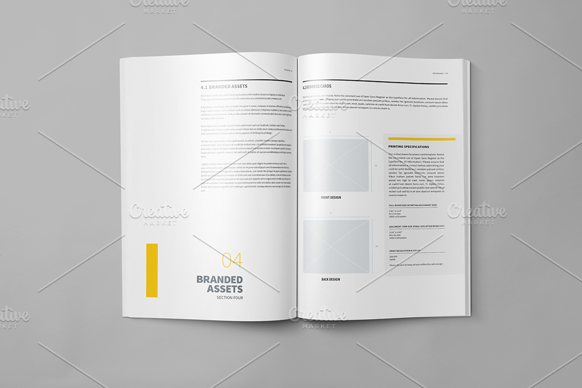 Brand Manual 32 Pages A4 / US Letter, a Brochure Template by Mastergfx (Photo 11 of 35)