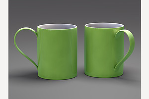 Light Green Mugs