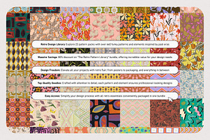 Retro Pattern Library 80% OFF