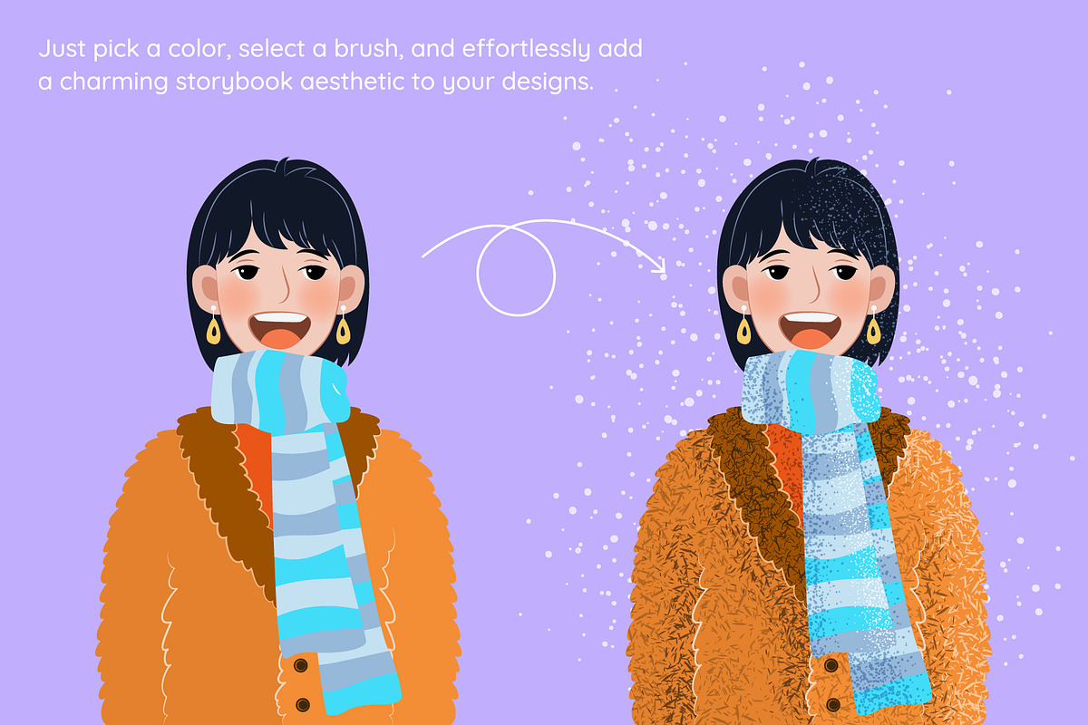 Hygge Shader 24 Illustrator Brushes, a Brush Add-On by IuliiaSavko (Photo 6 of 7)