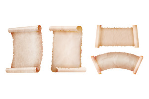 Parchment scroll templates. Ancient, a Texture Illustration by winwin.art