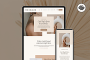 Healer Website Template- Squarespace, a Squarespace Template by Glo Design Studio (Thumbnail 1 of 9)