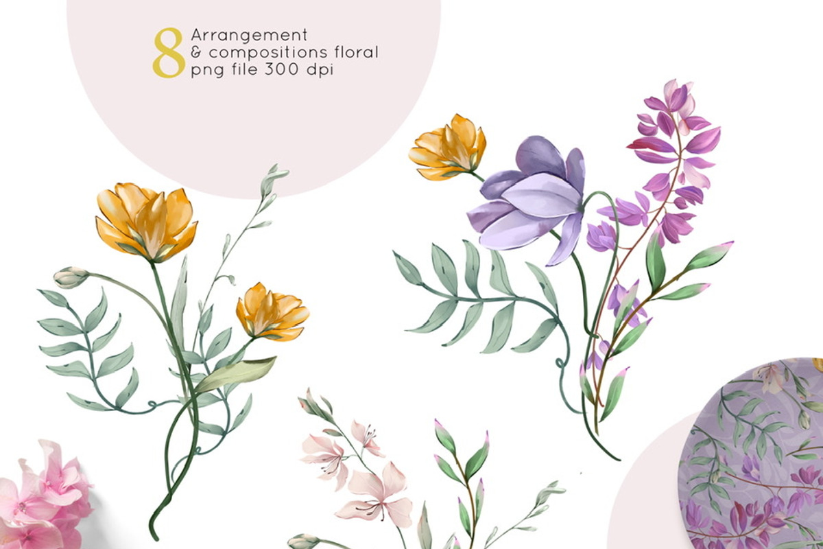 Spring Garden Floral Pattern, a Pattern Graphic by Madebyia (Photo 10 of 14)