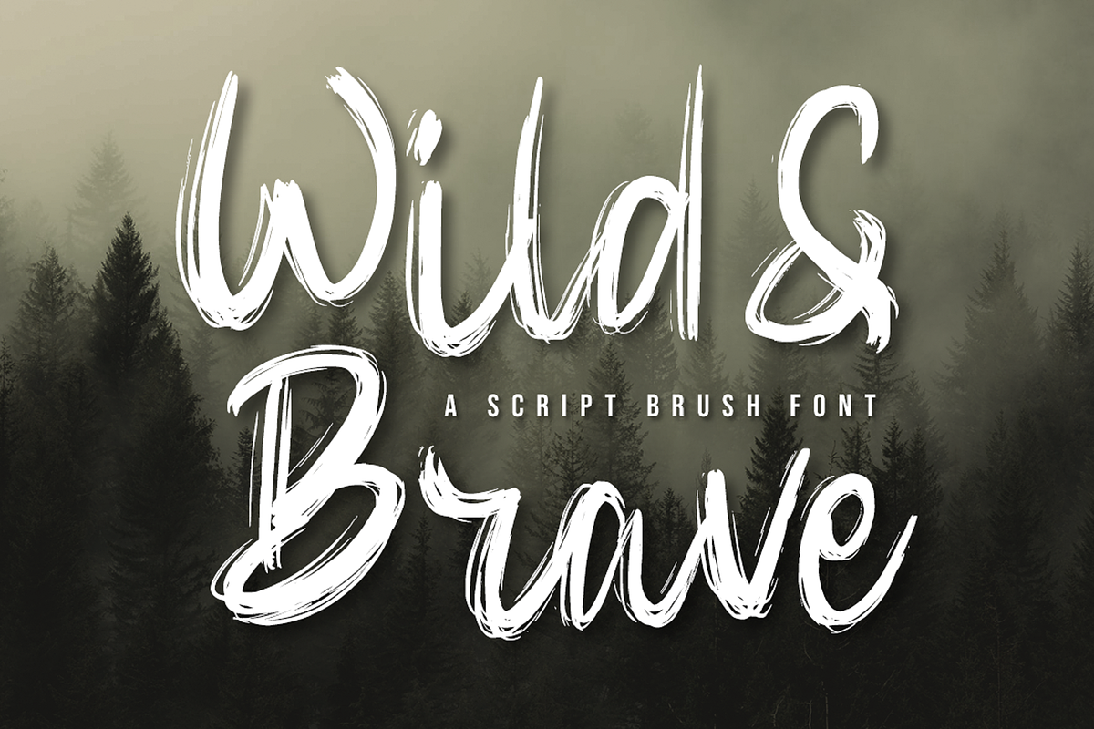 Script Brush Font, a Script Font by Graphue (Photo 1 of 12)