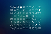 80 Line Icons Set, an Icon by Sayid (Thumbnail 1 of 4)