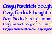 Byofine Gothic Display Typeface, a Blackletter Font by Designsation (Thumbnail 9 of 10)