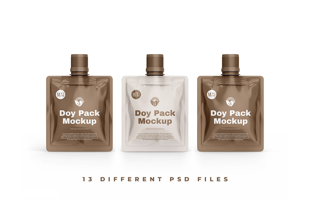 Doy Pack PSD Pouch Packaging Mockup, a Packaging Mockup by Ram Studio