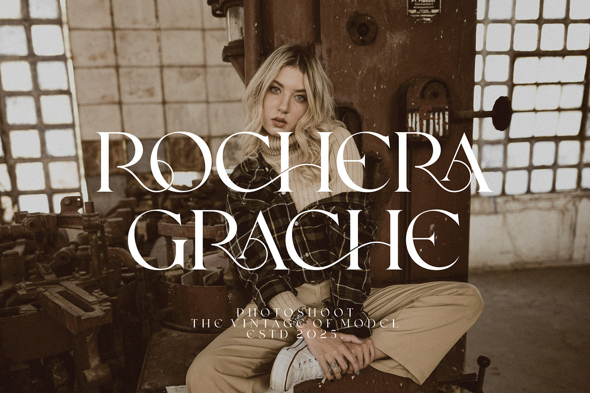 CHOASE Modern Ligature Serif, a Serif Font by Alfinart (Photo 7 of 9)