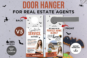 Halloween Real Estate Door Hanger