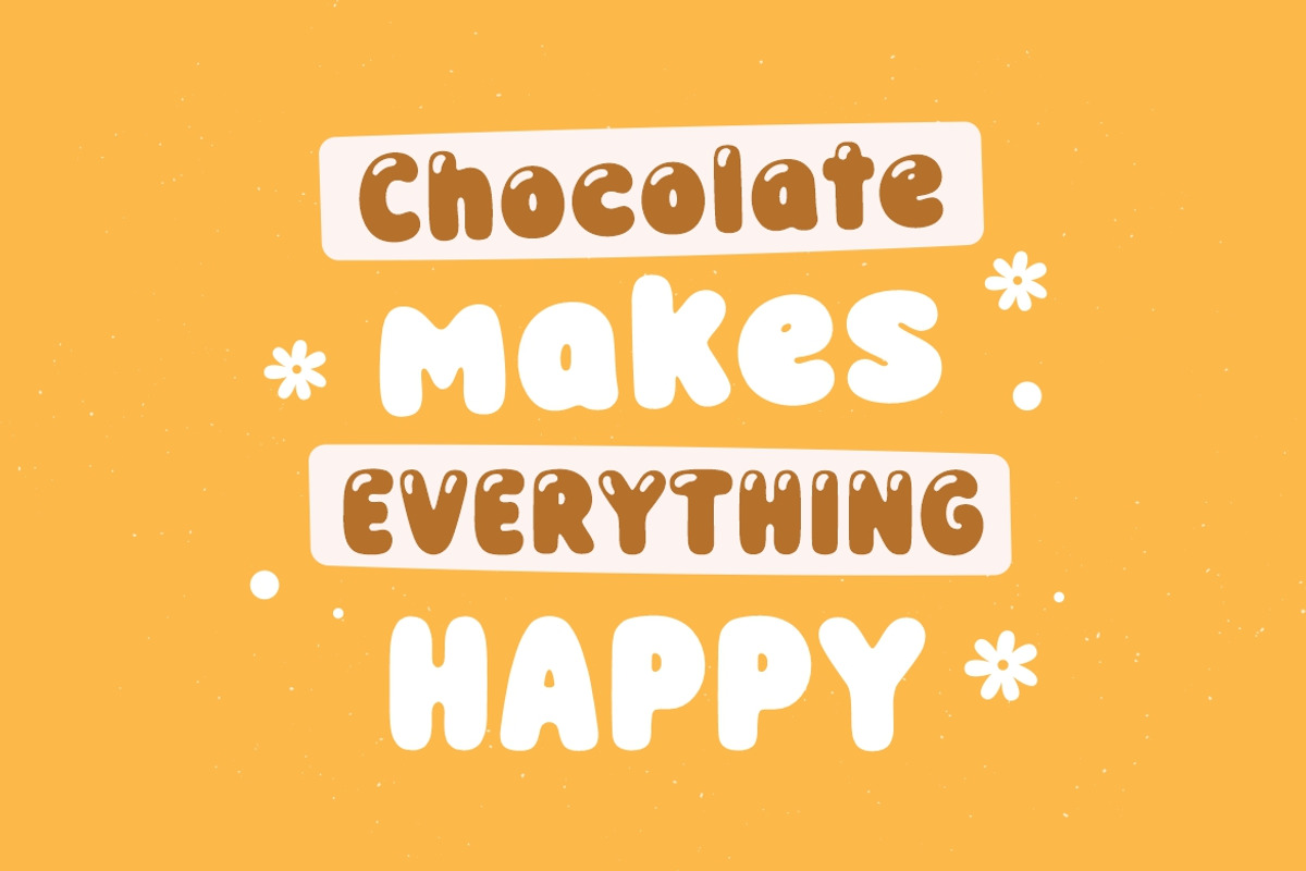Shine Bubble Font, a Font by HansCo Studio (Photo 4 of 9)