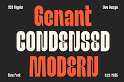 Genant Bodeirna - Modern Condensed, a Sans Serif Font by MaikoHatta (Thumbnail 10 of 10)