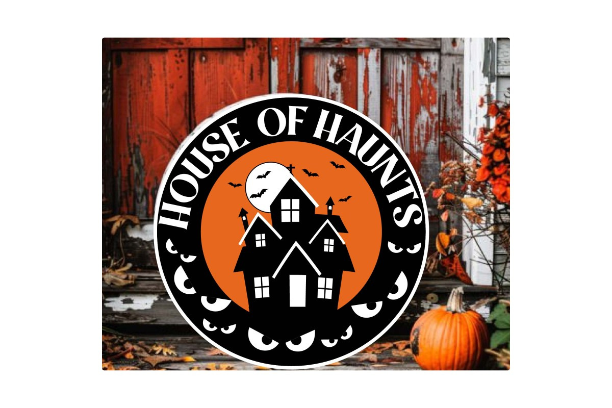 Halloween Round Door Sign Svg, an Object Graphic by Digi_Design_World (Photo 9 of 9)