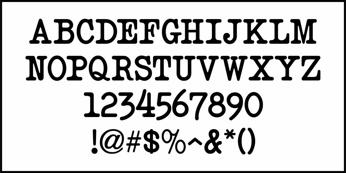 Teleprinter Message, a Font by Jeff Levine Fonts (Photo 3 of 5)