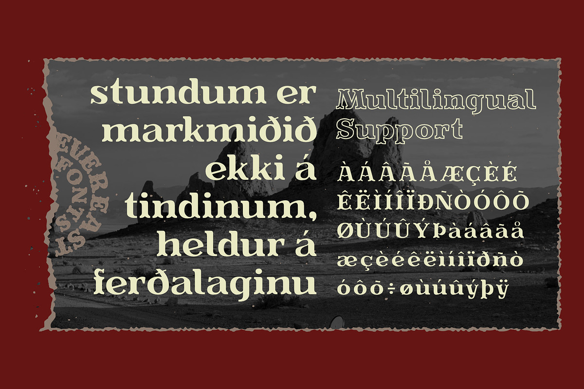 Evereast Font Family, a Slab Serif Font by Nocturnal Workspace (Photo 7 of 14)