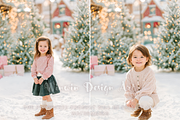 Pastel Snow Village Xmas Backdrop, a Background Photo by Winwin Design Art (Thumbnail 5 of 8)