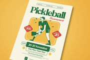 Pickleball Tournament Flyer, a Flyer Template by megarez (Thumbnail 3 of 3)