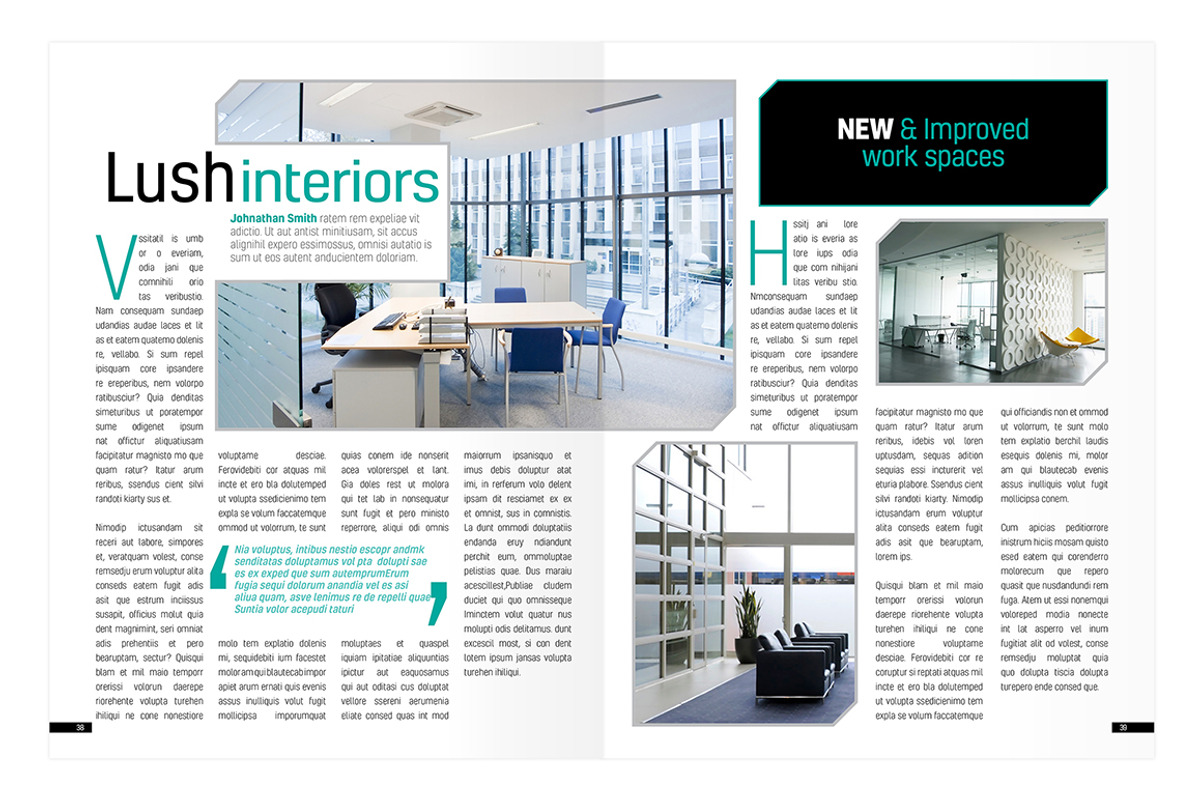 Magazine Template InDesign 01, a Magazine Template by Love Graphic Design (Photo 28 of 28)
