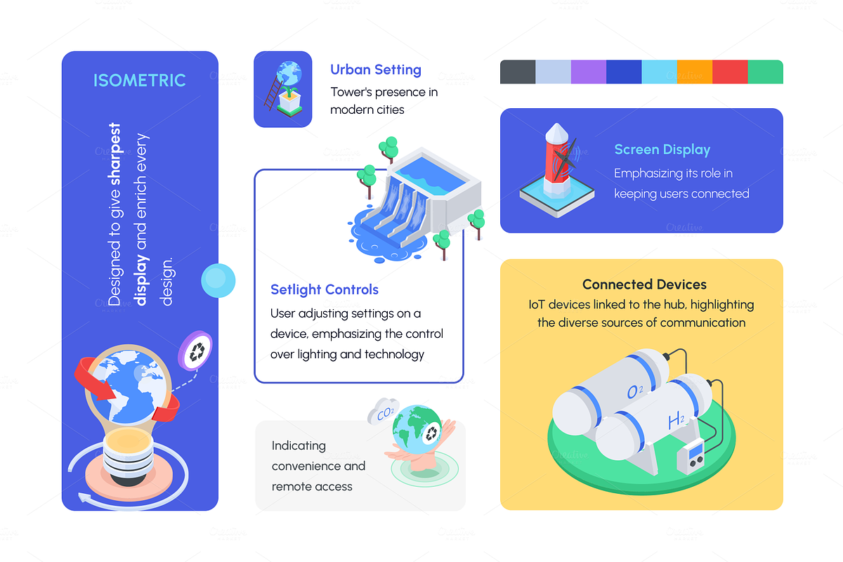 Animated Isometric Ecosystem Icons, a Duotone Icon by Vectors Market (Photo 4 of 12)