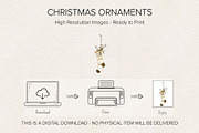 Christmas Ornaments Clipart, a Decorative Illustration by Maggie Stilwell Design (Thumbnail 10 of 10)