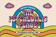 The Psychedelic Peace - Groovy Font, a Serif Font by Heinzel Std (Thumbnail 1 of 7)
