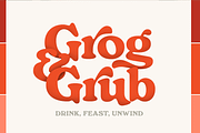 Monstera - Delicious Retro Serif, a Serif Font by Fenotype (Thumbnail 10 of 13)