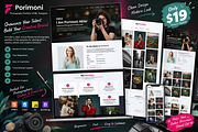 Porimoni Photography Portfolio HTML, a HTML Template by Themeplaza (Thumbnail 1 of 7)