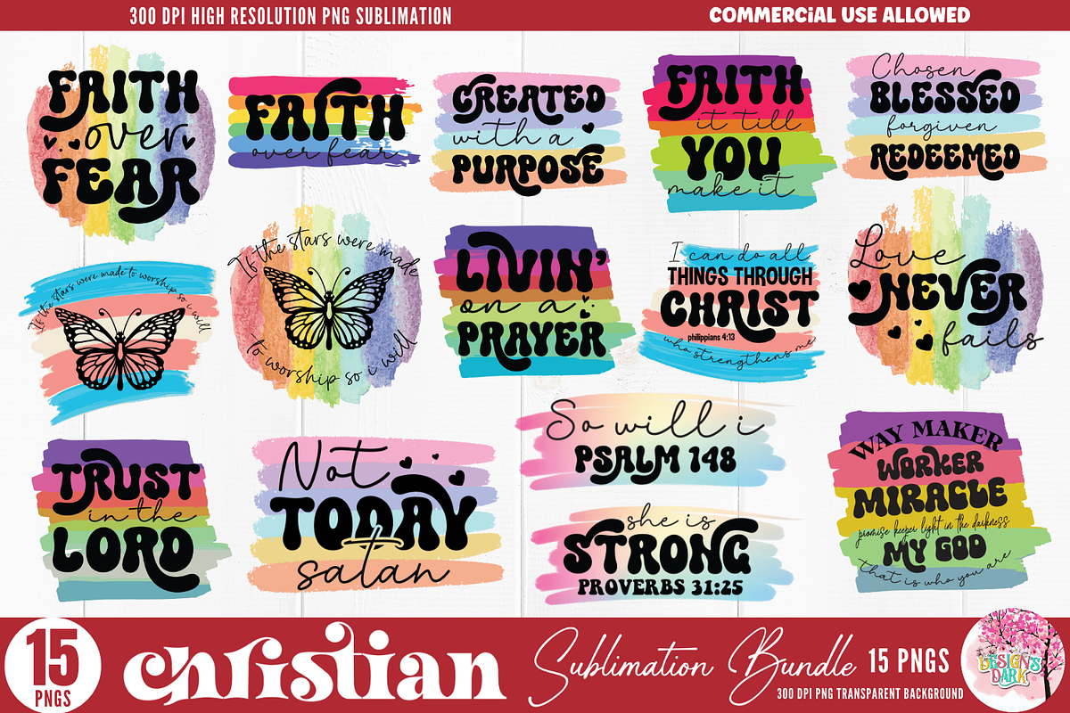 Christian Sublimation Bundle, an Object Graphic by Design's Dark (Photo 1 of 12)