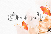 Butterfly - Script Font, a Script Font by Densu Creative (Thumbnail 5 of 7)