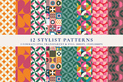 Mosaic Geometrics Shapes & Patterns, a Graphic by Paper Flowers Studio (Thumbnail 5 of 8)