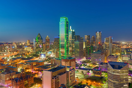 Skyscrapers, City of Dallas, Texas, USA, an Architecture Photo by Tampatra