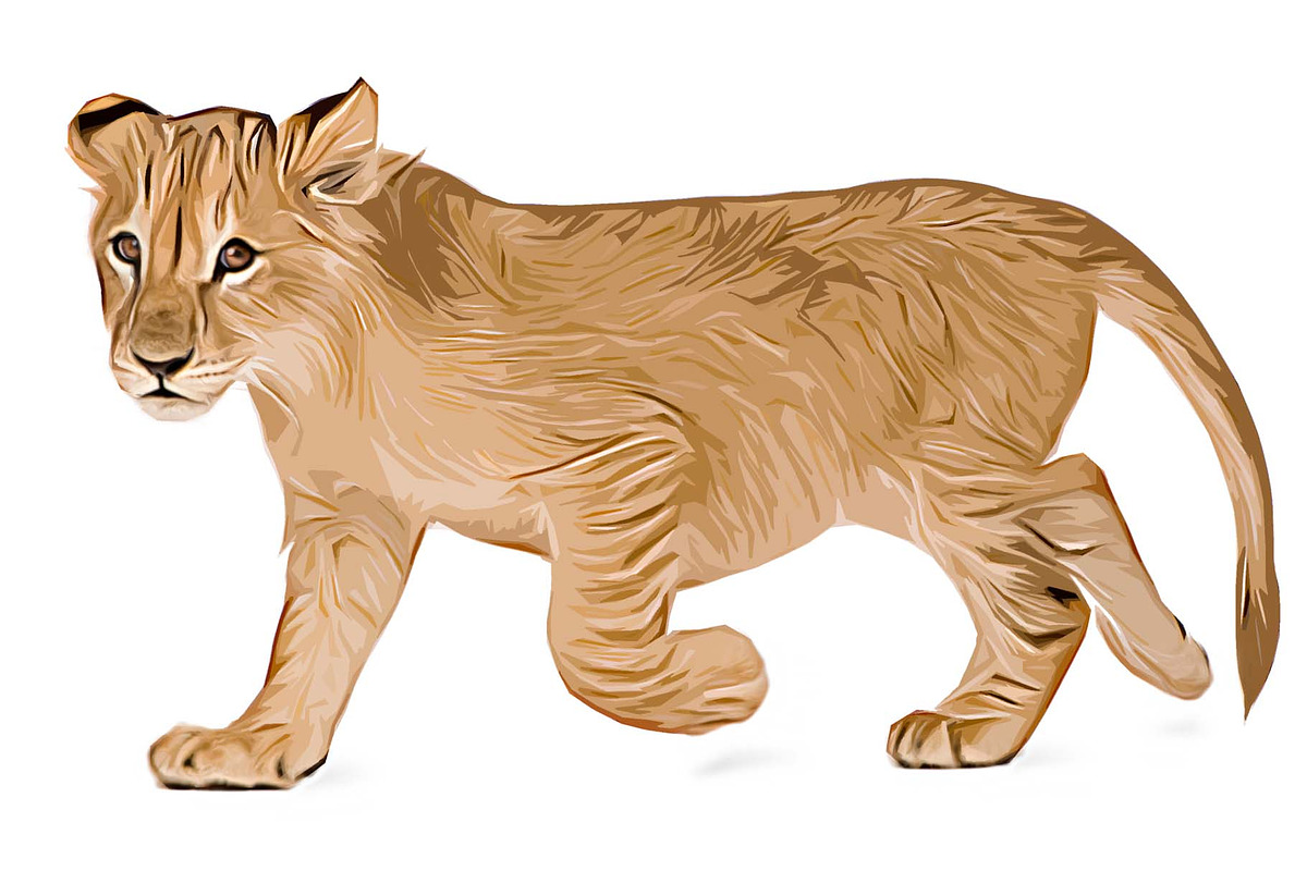 Pet Abstract Paint Photoshop Action, an Action Add-On by MRI STUDIO (Photo 8 of 9)