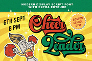 Malistia (Regular + Exrude), a Script Font by IM Studio (Thumbnail 6 of 7)