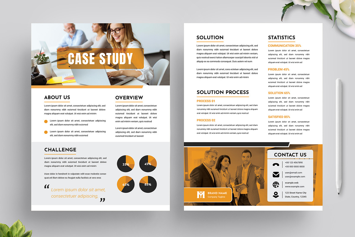 Business Case Study, a Stationery Template by MightyDesign (Photo 1 of 8)