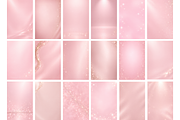 Blush Pink Glitter Backgrounds, a Background Graphic by MarisoArt (Thumbnail 3 of 4)