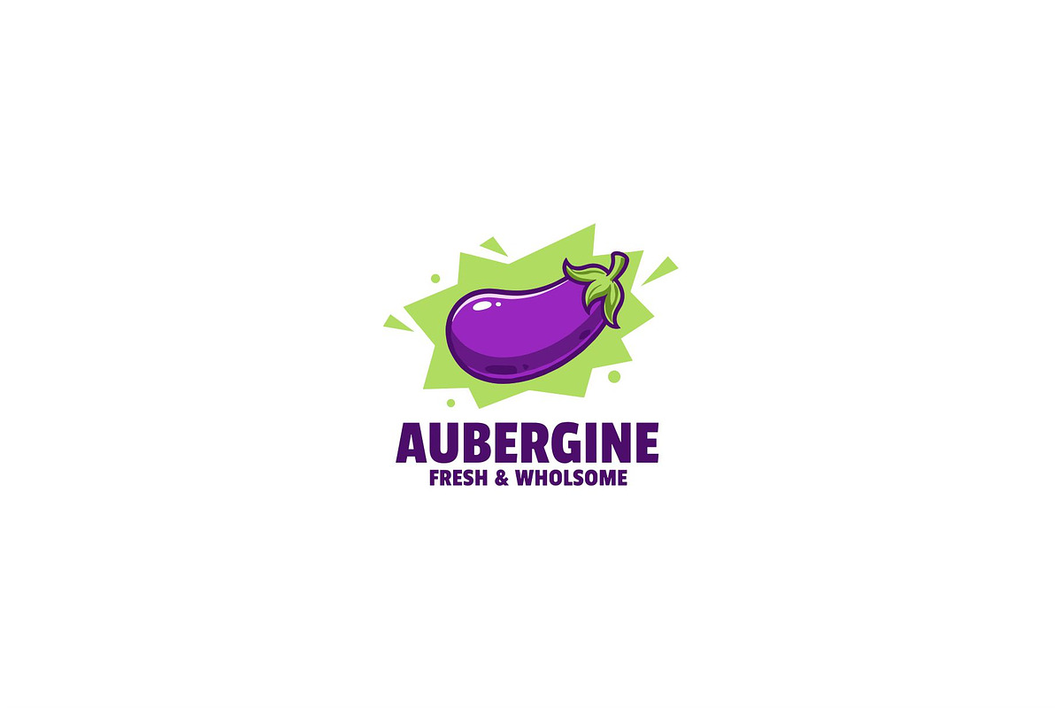 Aubergine – Fresh & Natural Goodness, a Food Illustration by Izdihaar_Studio (Photo 3 of 4)