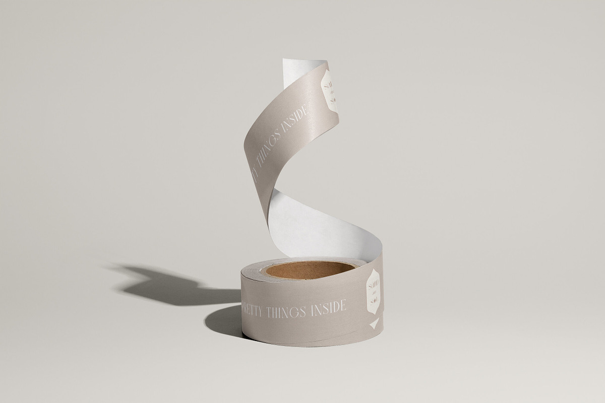 nadija | packing tape, a Stationery Template by atelier marbl (Photo 3 of 3)