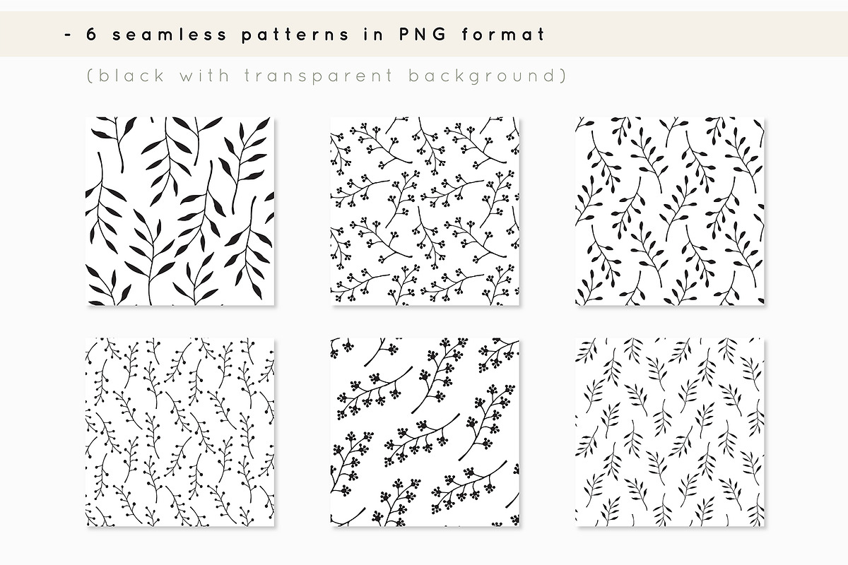 Botanic Graphic Collection, a Texture Illustration by Curly_Pat (Photo 3 of 8)