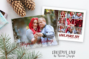 Christmas Card Template, a Card Template by Rovena Design (Thumbnail 1 of 2)