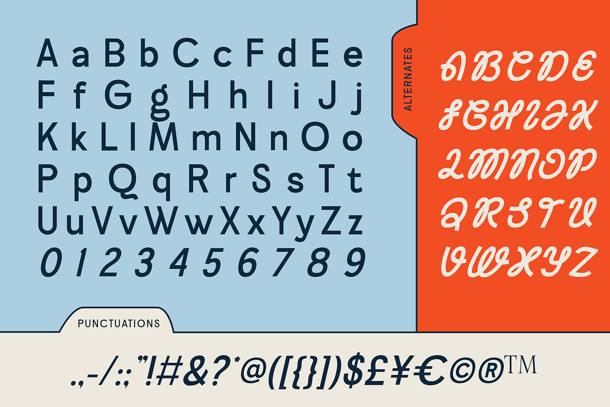 Metrostack – Modern Bold Font, a Sans Serif Font by Salamahtype (Photo 8 of 8)