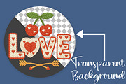 Love Embroidery PNG, Valentine's Day, an Illustration by Canvas Craft (Thumbnail 2 of 7)
