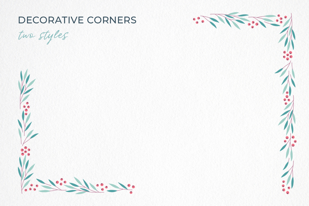 Festive Greenery, a Decorative Illustration by Insalata Illustrata (Photo 4 of 7)