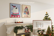 HOLLY | Christmas Frame Mockup Set, a Household Mockup by SoleilHomeMockups (Thumbnail 4 of 11)