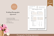 Photography Wedding Agreement, a Brochure Template by Bonita Digital Design (Thumbnail 2 of 2)