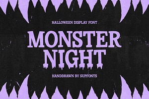 Monster Night Halloween Display