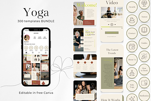 300 Yoga Social Media BUNDLE