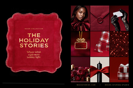 Luxury Holiday Red Background Images