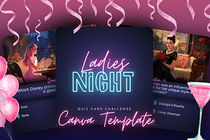 Bachelorette Card Quiz Game Canva